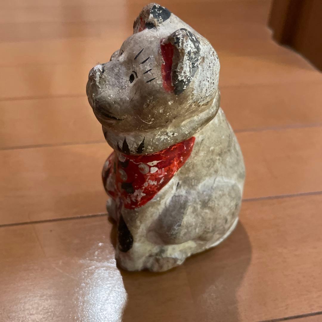 土人形 花巻人形 花巻土人形 猫 招き猫 江戸期