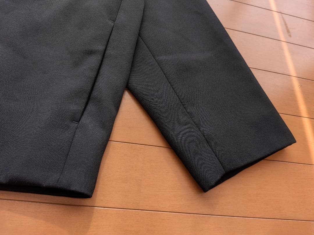 public tokyo含浸ウールギャバダブルジップブルゾン size3 黒 - メルカリ