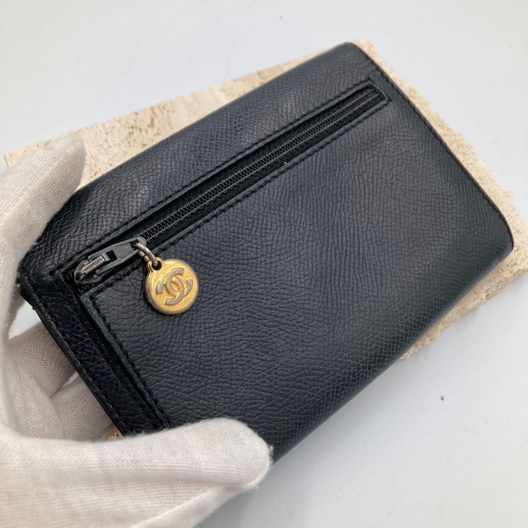 ！美品！　CHANEL シャネル　ビンテージ　折り財布105A