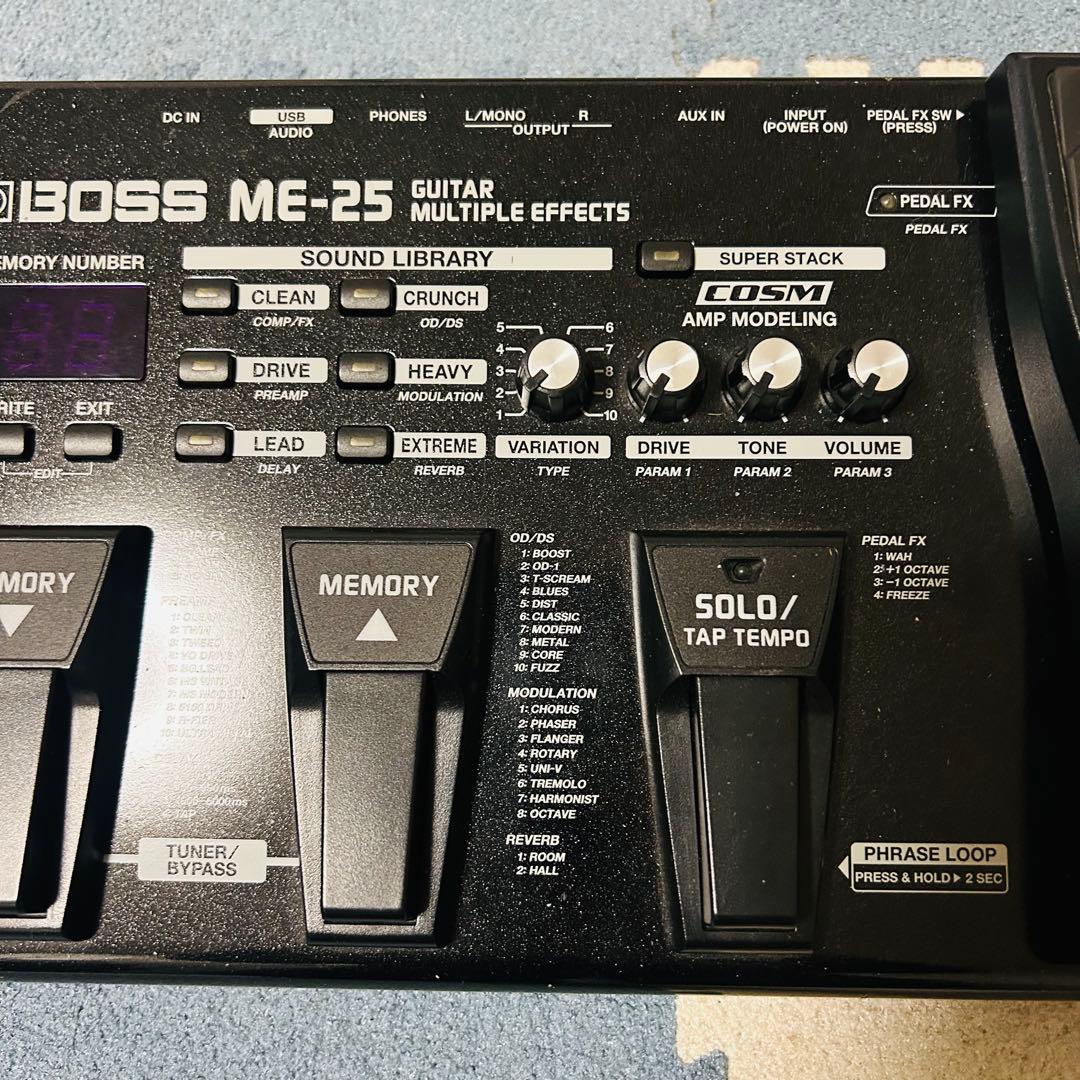 BOSS ME-25 ギターエフェクター　通電動作確認済