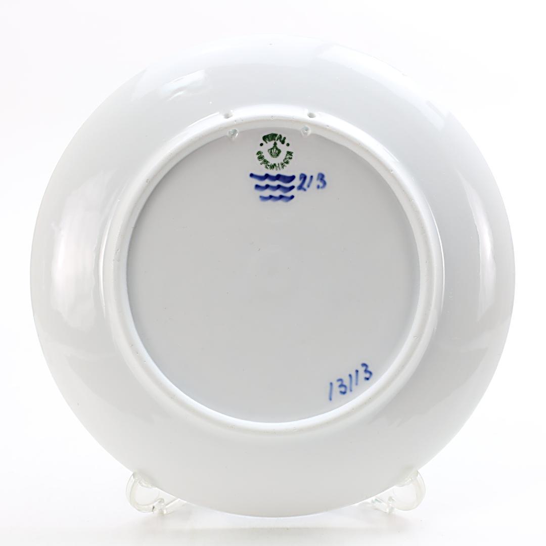 1919年「雪に覆われた庭の小鳥たち」 イヤープレート ロイヤル