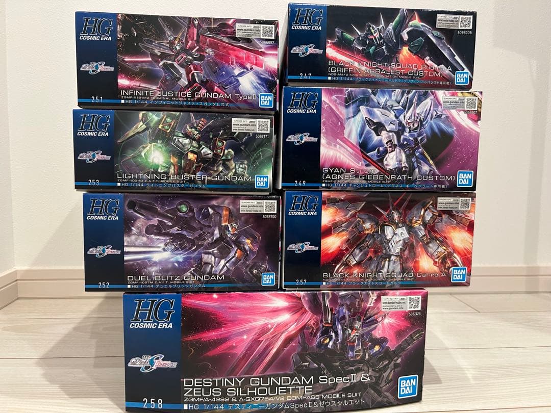 機動戦士ガンダムSEED FREEDOM プラモデル7種類セット 機動戦士ガンダム SEED FREEDOM関連 HG7種類セット 機動戦士ガンダム