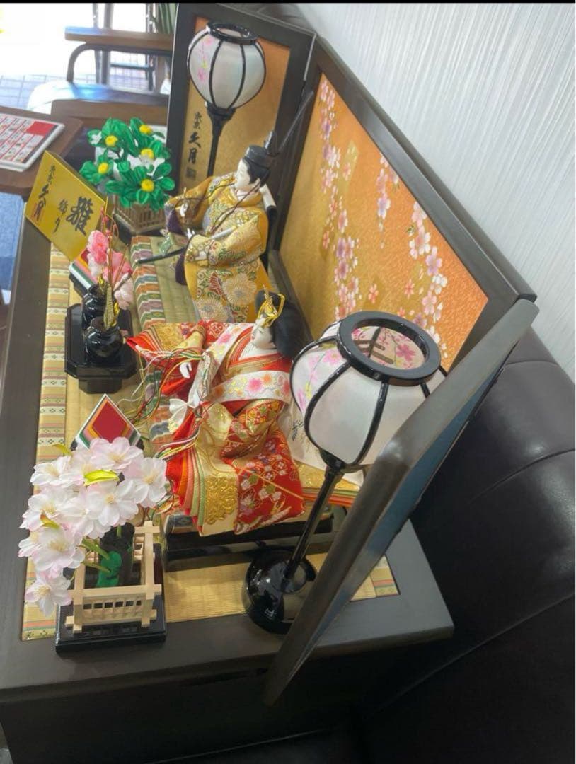 極美品　おひなさま　親王飾り　雛人形　極上品　久月作