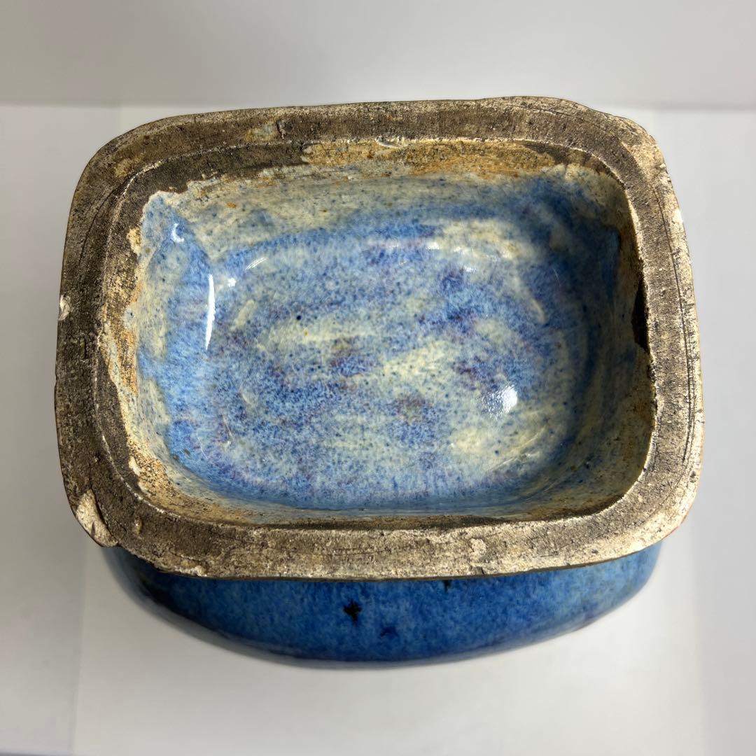 中国清時代 均窯鳥耳花瓶 高さ約30.5㎝ 東Y7-1208