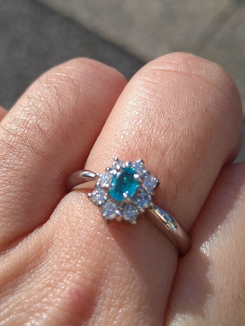 パライバトルマリン　リング