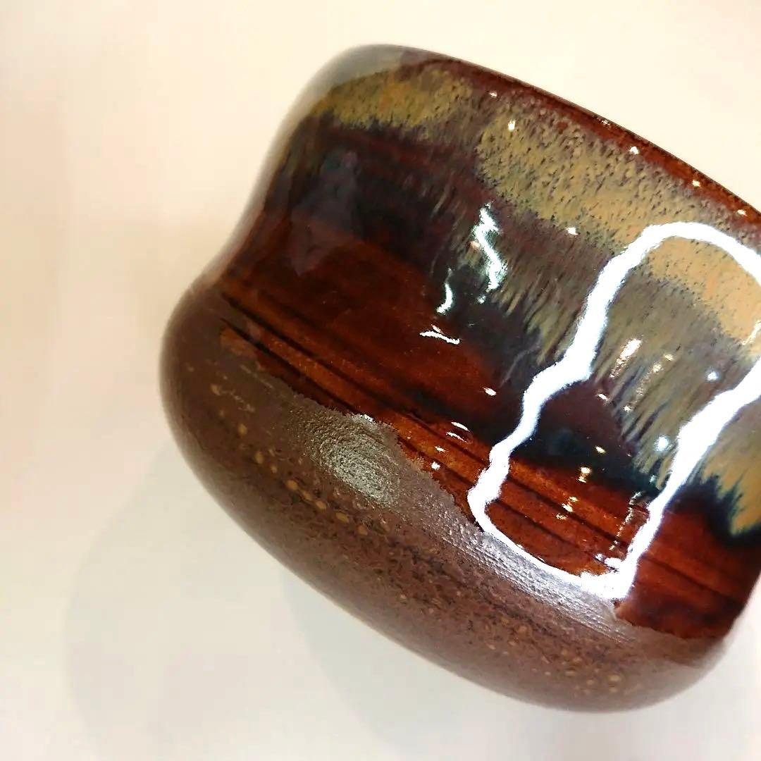 【茶道具】鬼丸雪山作 高取焼 建水