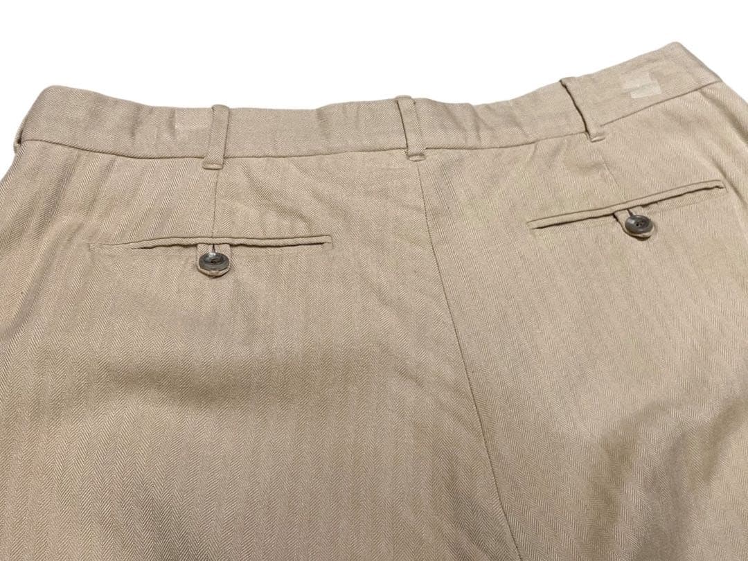 ヘリンボーン 90s ポロラルフローレン シルク ウール スラックス チノパン