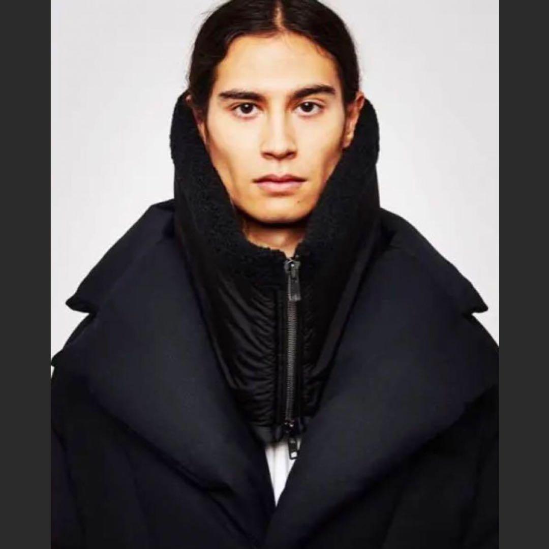 モード】FUMITO GANRYU ジップデザイン ナイロン ネックウォーマー