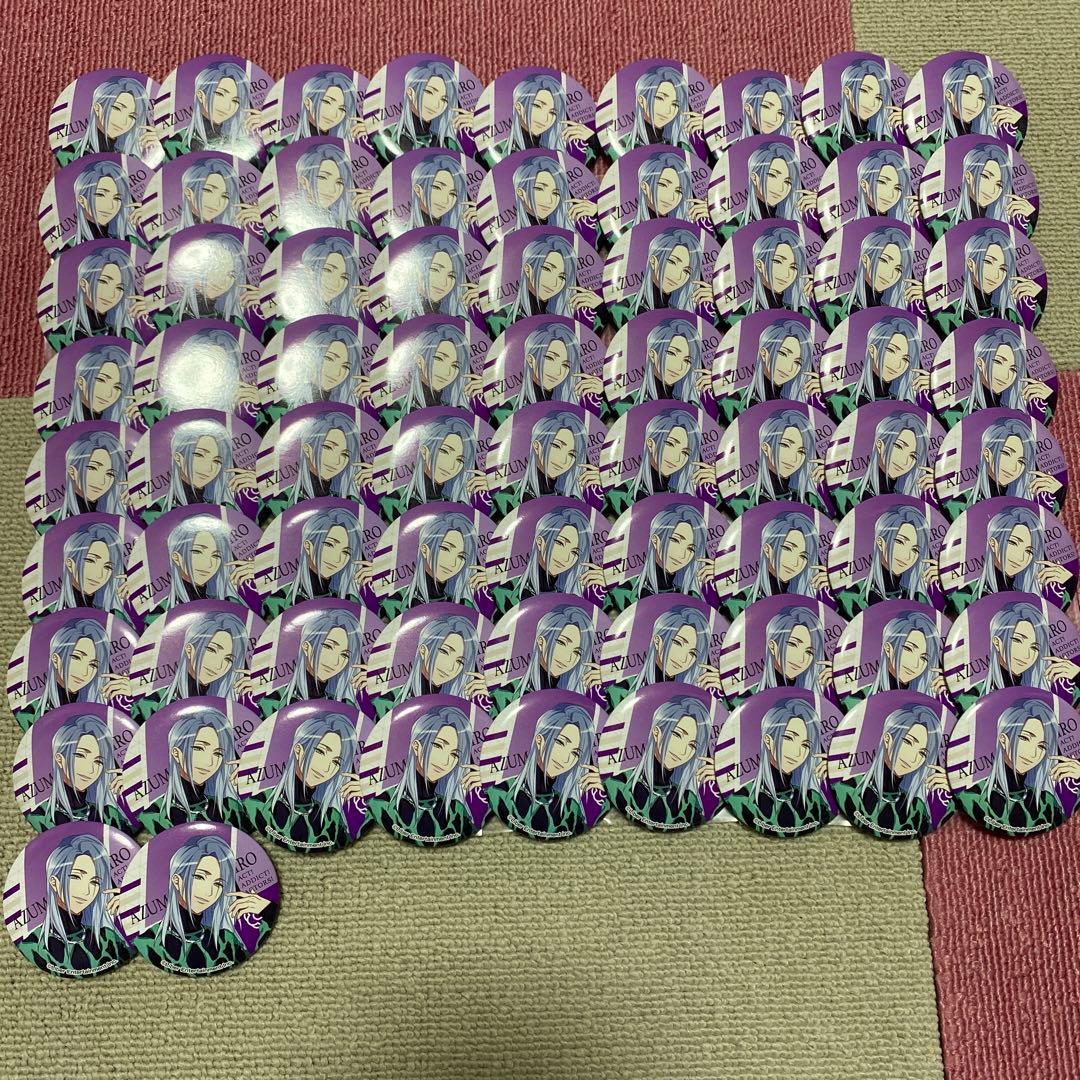 A3 雪白東 ファミリーマートコラボ 缶バッジ 雪白東 オリジナルA5