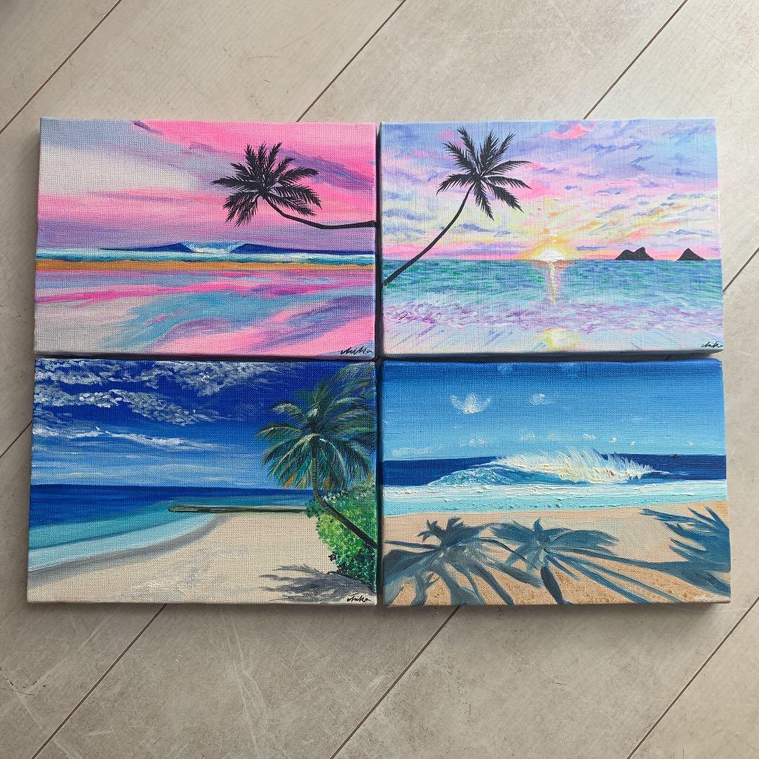 油絵キャンパス 海の絵 絵 インテリア アート ロンハーマン H＆M