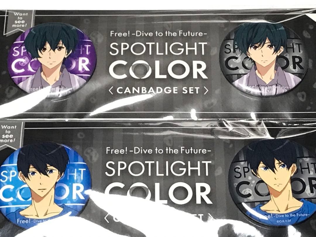 七瀬遙＆桐嶋郁弥 【外箱&冊子本&缶バッジ】 Free!DFスポット
