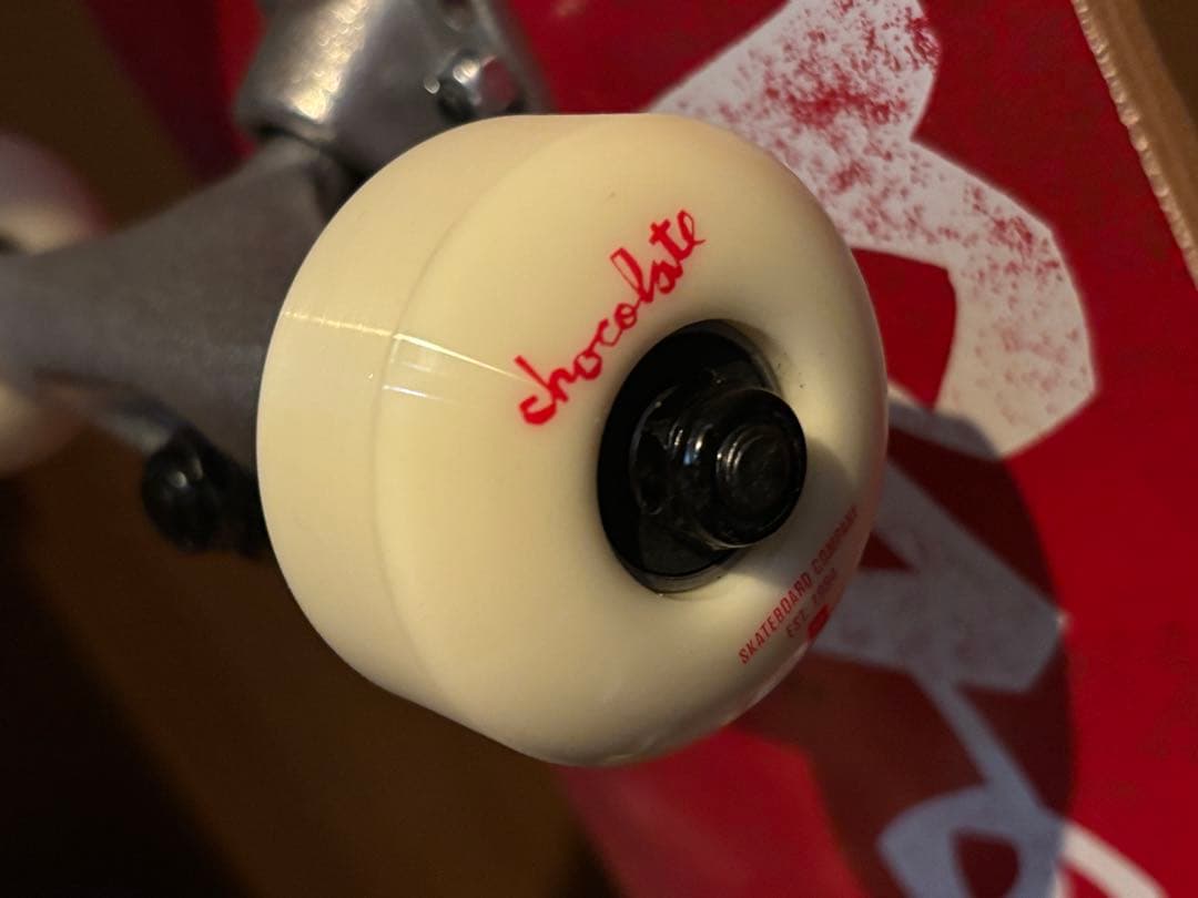 chocolate スケートボード コンプリート 赤