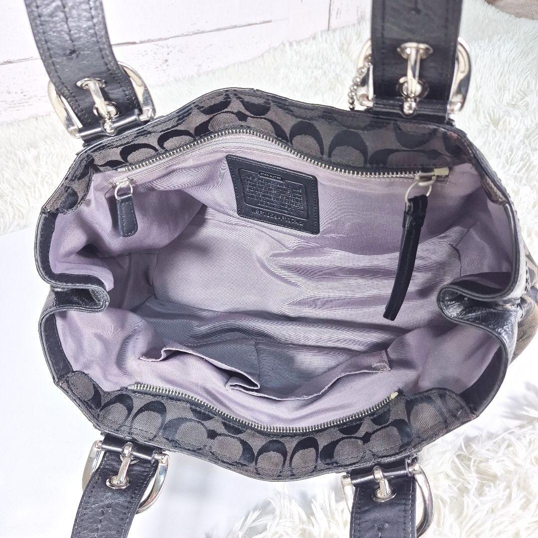 バッグ COACH archive shoulder bag black soho