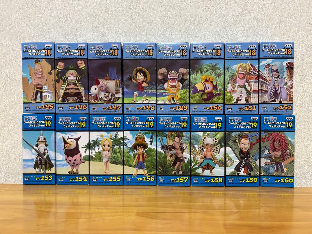 専用【未開封】ワンピース ワーコレ vol.18＆19 空島編 全16種セット