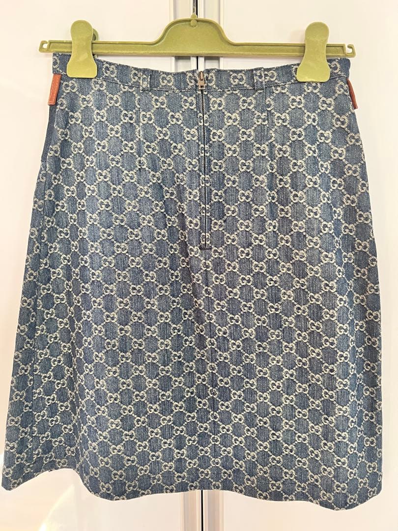 入手困難！グッチ GGデニムスカート　超美品 サイズ40