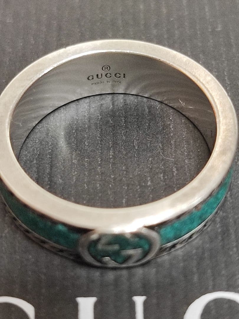 新品 グッチ インターロッキング G リング ユニセックス 19号 指輪