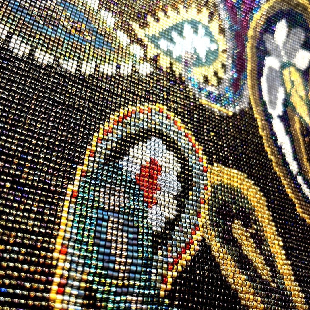 ショルダーバッグ　ビーズ織り