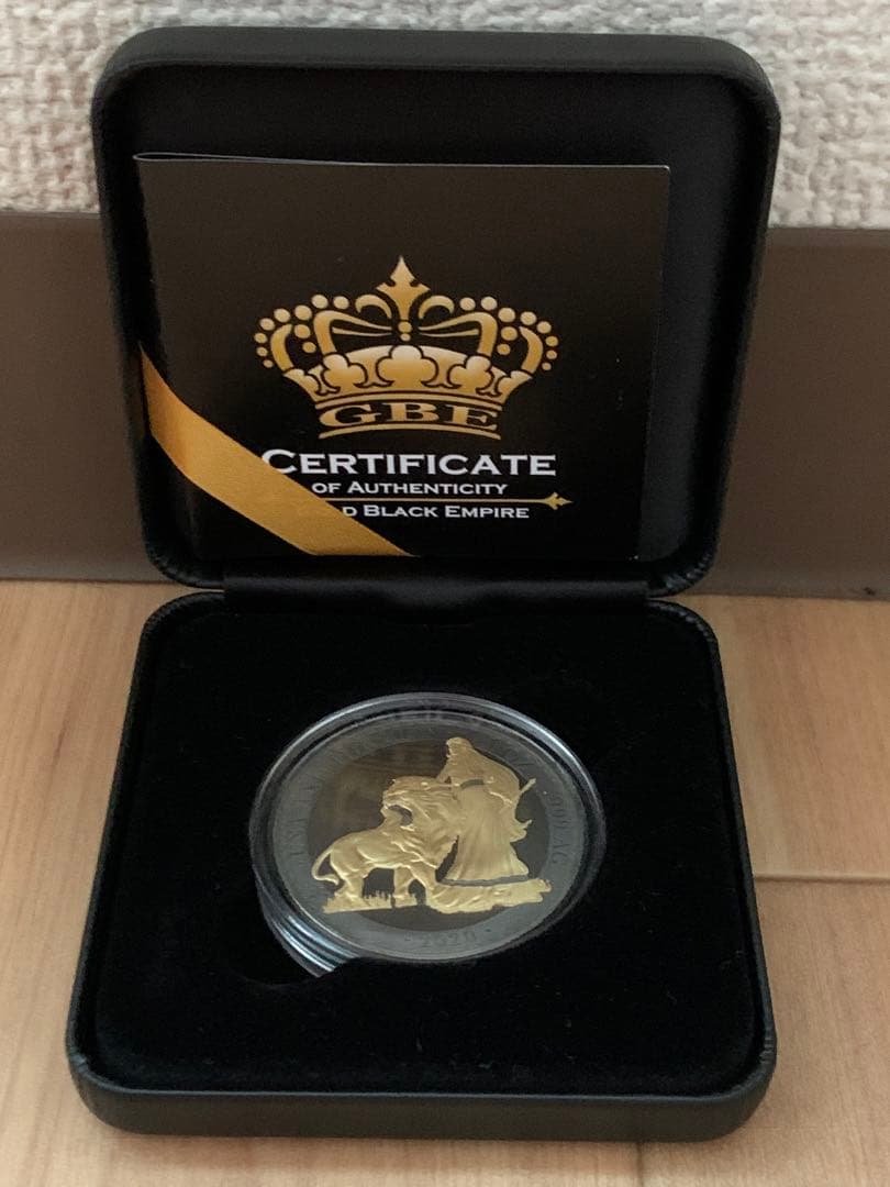 限定500枚 2020年　ウナとライオン 1オンス銀貨　ブラックエンパイア✿銀貨 2020年 セントヘレナ ウナとライオン 1オンス銀貨 ブラックエンパイア