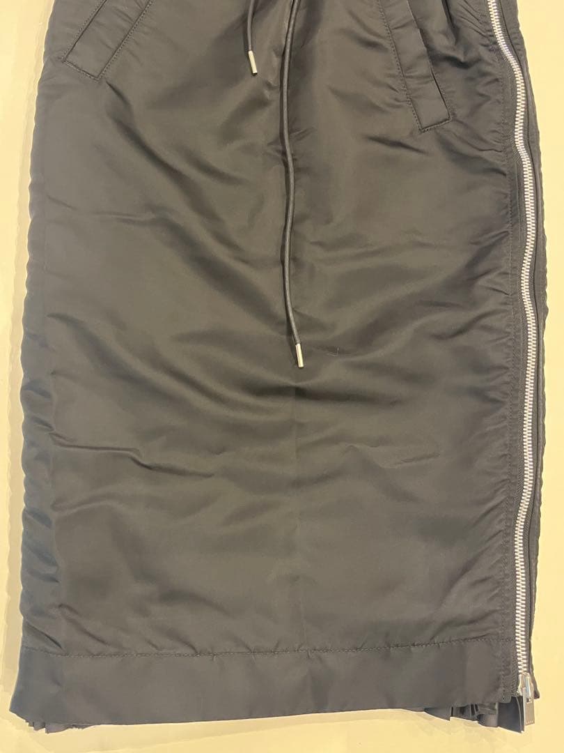 SACAI ブラックプリーツ切り替えスカート サカイisseyギャルソンyama