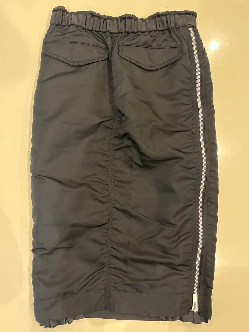 SACAI ブラックプリーツ切り替えスカート サカイisseyギャルソンyama