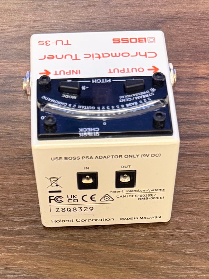 BOSS クロマチックチューナー TU-3S