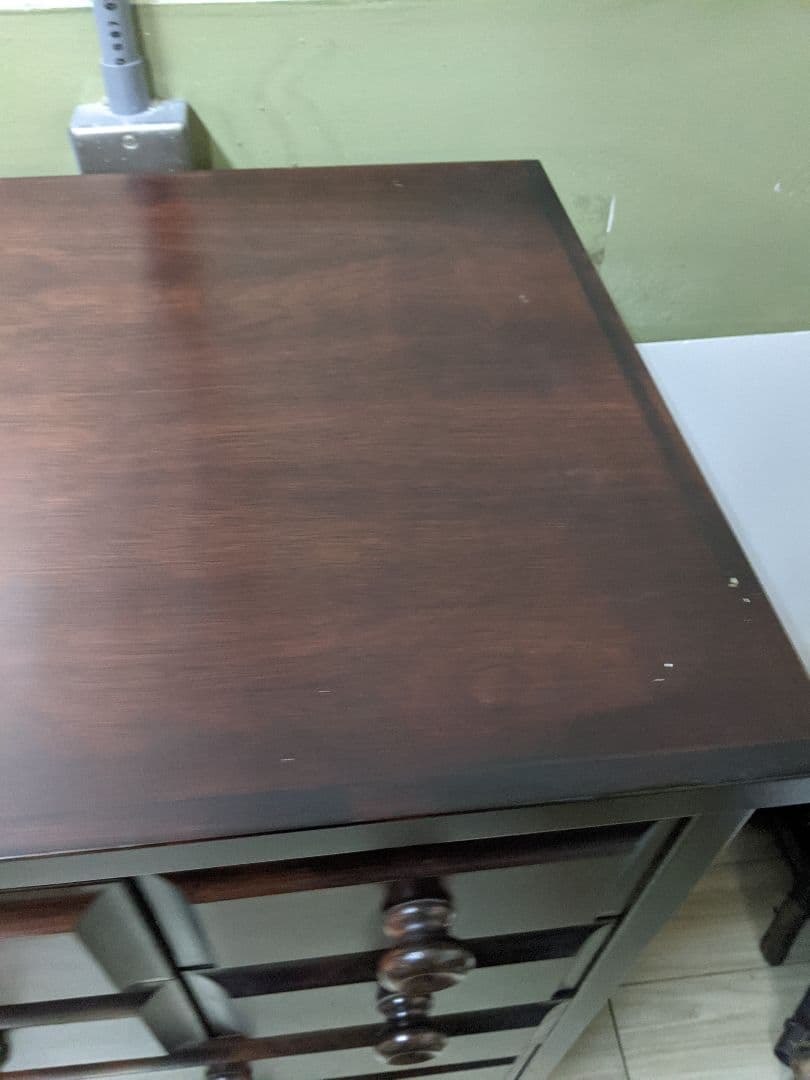 民芸調 スリム チェスト 縦長箪笥 整理タンス 収納 和家具 和モダン 6段