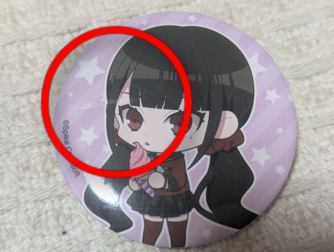 ダンガンロンパV3 春川魔姫 缶バッジ ＆ アクリルキーホルダー