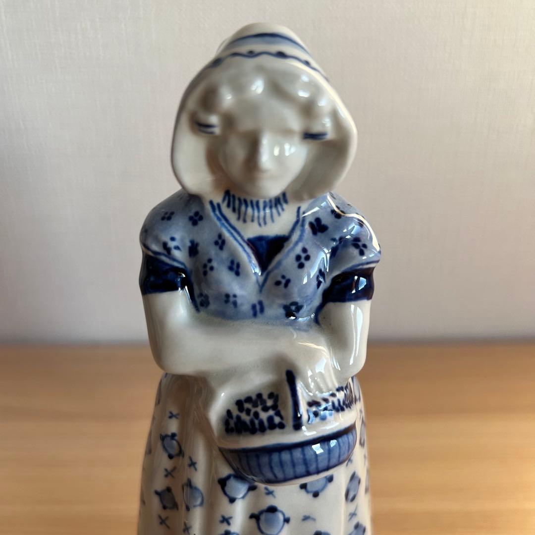 オランダ製ROYAL DELFT ロイヤルデルフト ファーマーと妻 フィギュリン