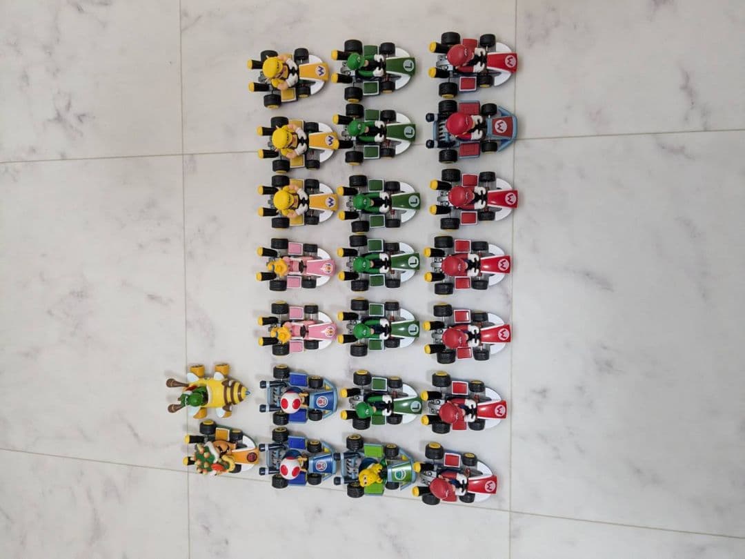 マリオカート ミニカーセット 23台