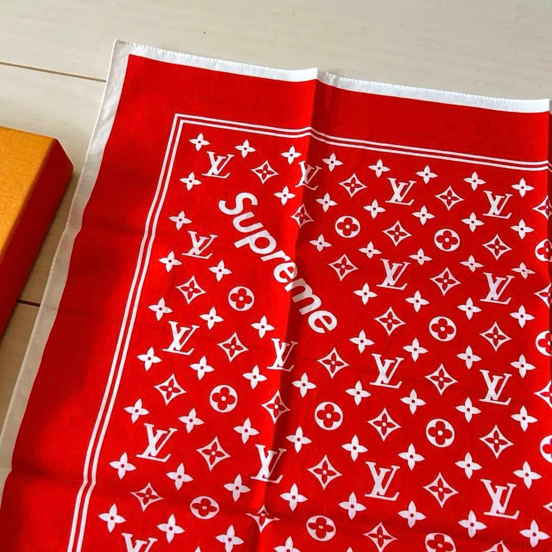 LOUIS VUITTON ルイヴィトン シュプリーム supreme バンダナ