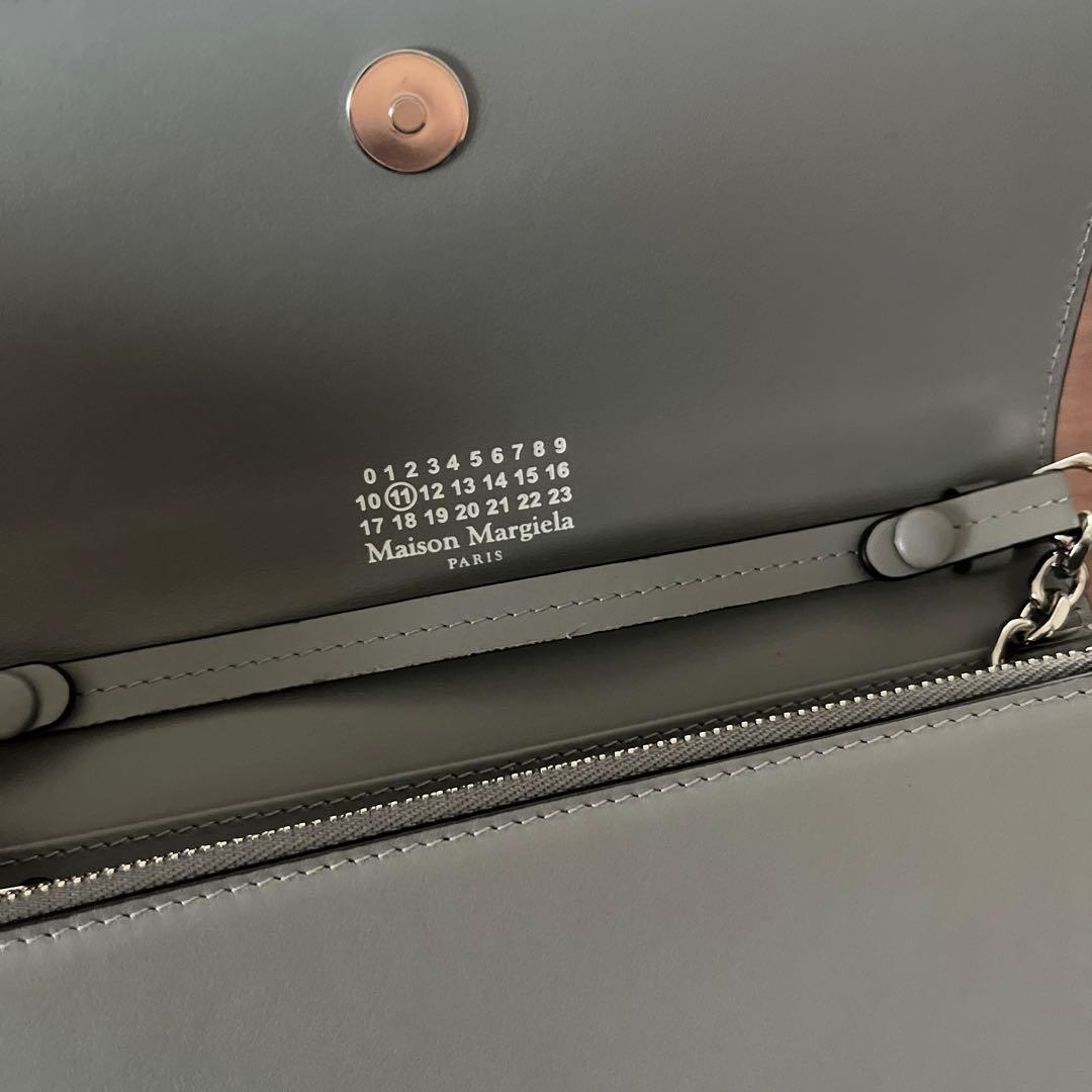 【美品】maison margiela マルジェラ　シルバーチェーンウォレット