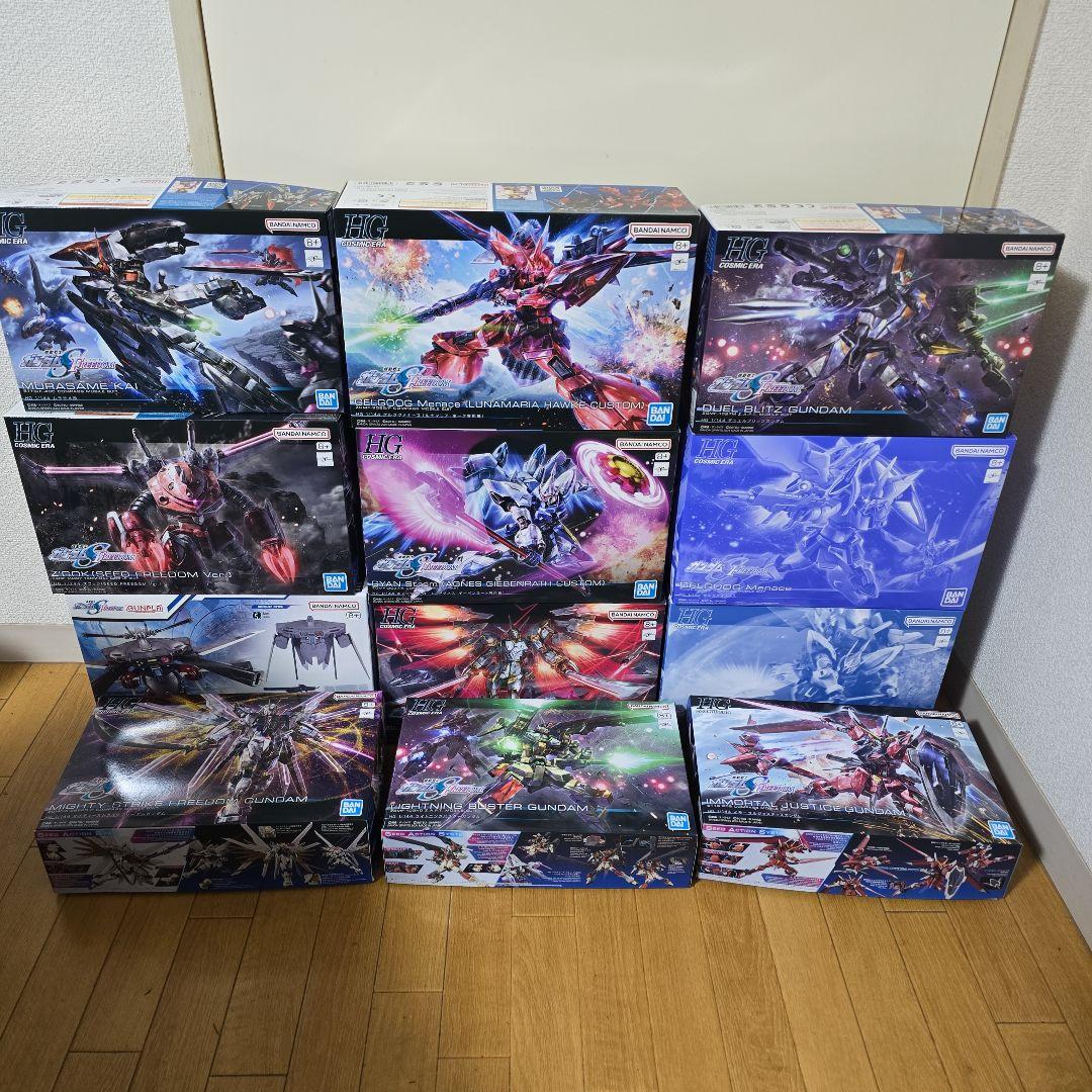 HG ガンダムSEED FREEDOM 12点セット+1 機動戦士ガンダムSEED FREEDOM HG ガンプラ プラモデル12個セット