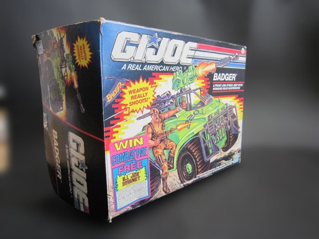 【未使用】G.I.JOE BADGER 攻撃ジープ HASBRO