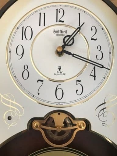 ちびしま82 　☆掛け時計 スモールワールド オルガニート 4MH730