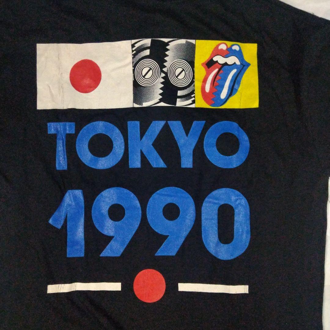 ローリングストーンズ 1990 東京ドーム公演 Tシャツ USA製 未使用品