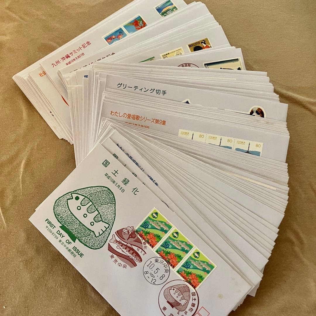 初日カバー 平成8年8月〜平成12年12月 420枚 満月