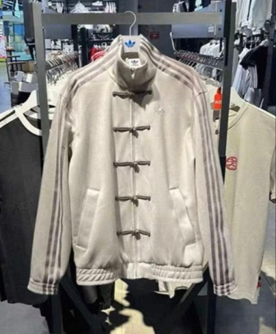 S 海外限定adidas originals スエード トラックジャケット