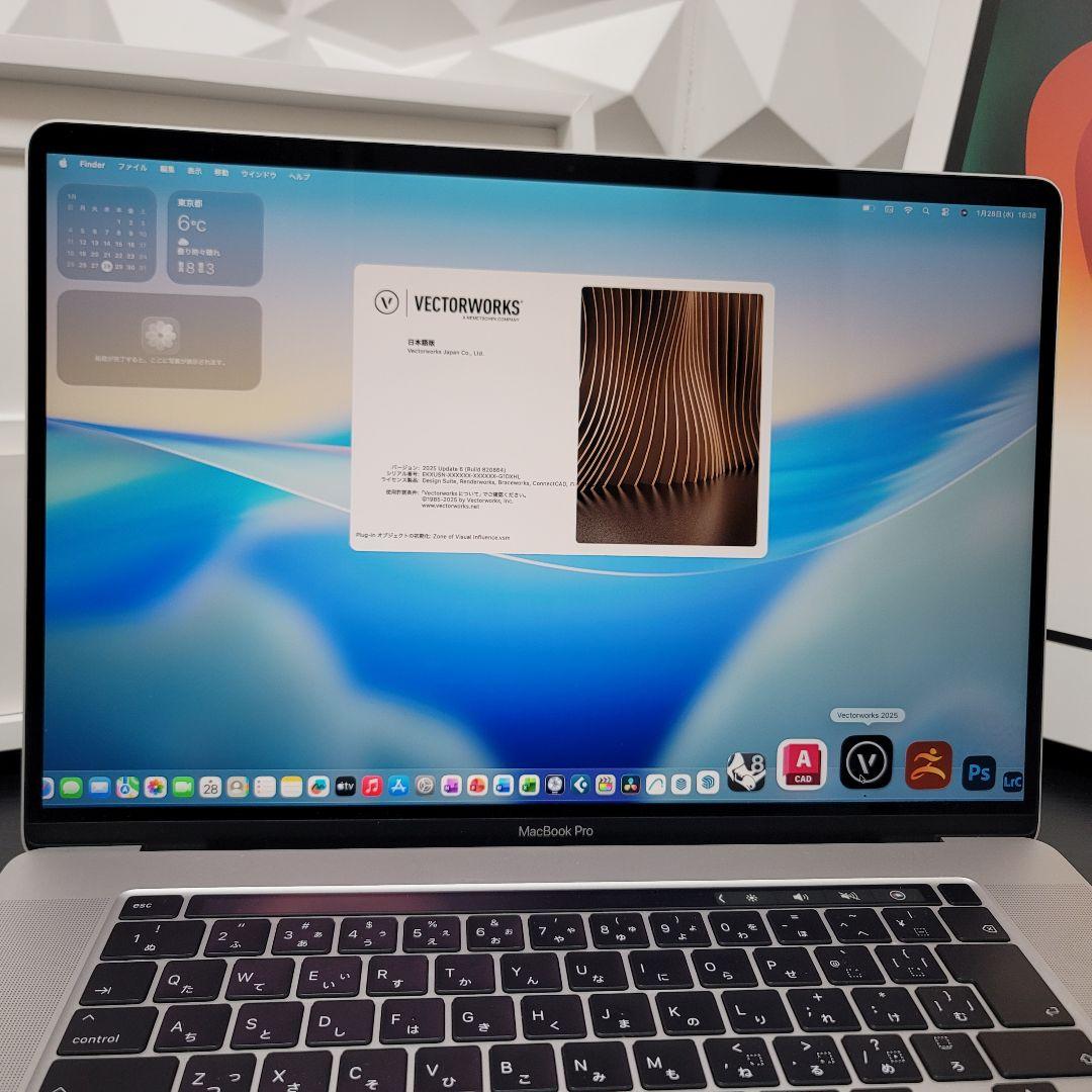 美品 MacBook Pro 16インチ i9 32/1TB CAD&3D設計 - メルカリ