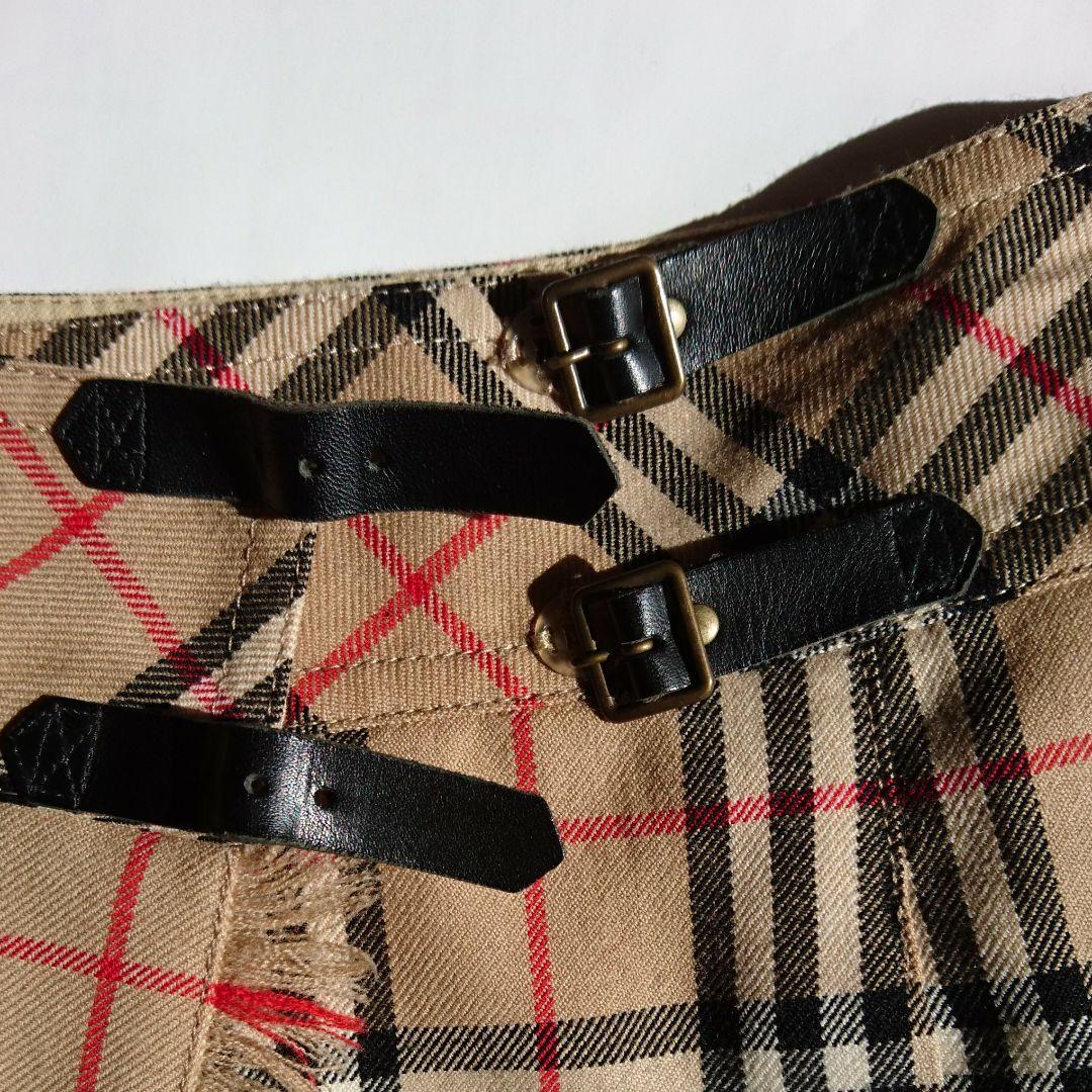 BURBERRY　BLUE LABEL ミニ巻きスカート　 サイズ36