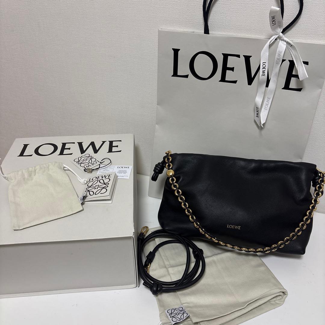 LOEWE ロエベ フラメンコパース ミディアム ブラック 正規品
