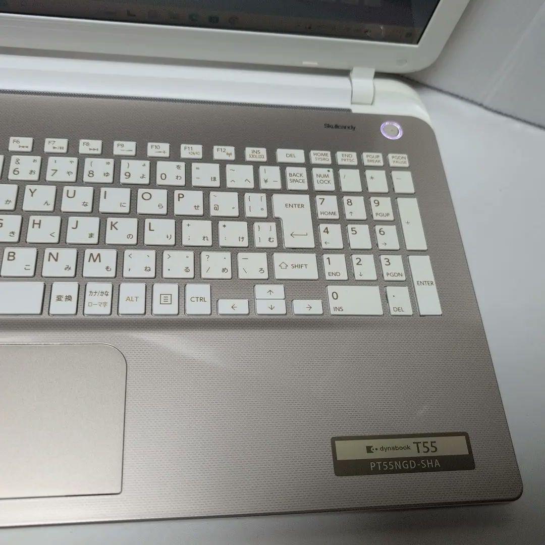 けん様 専用 SSD512GBカメラ付き本体金色でキーボードが白色のレアカラー