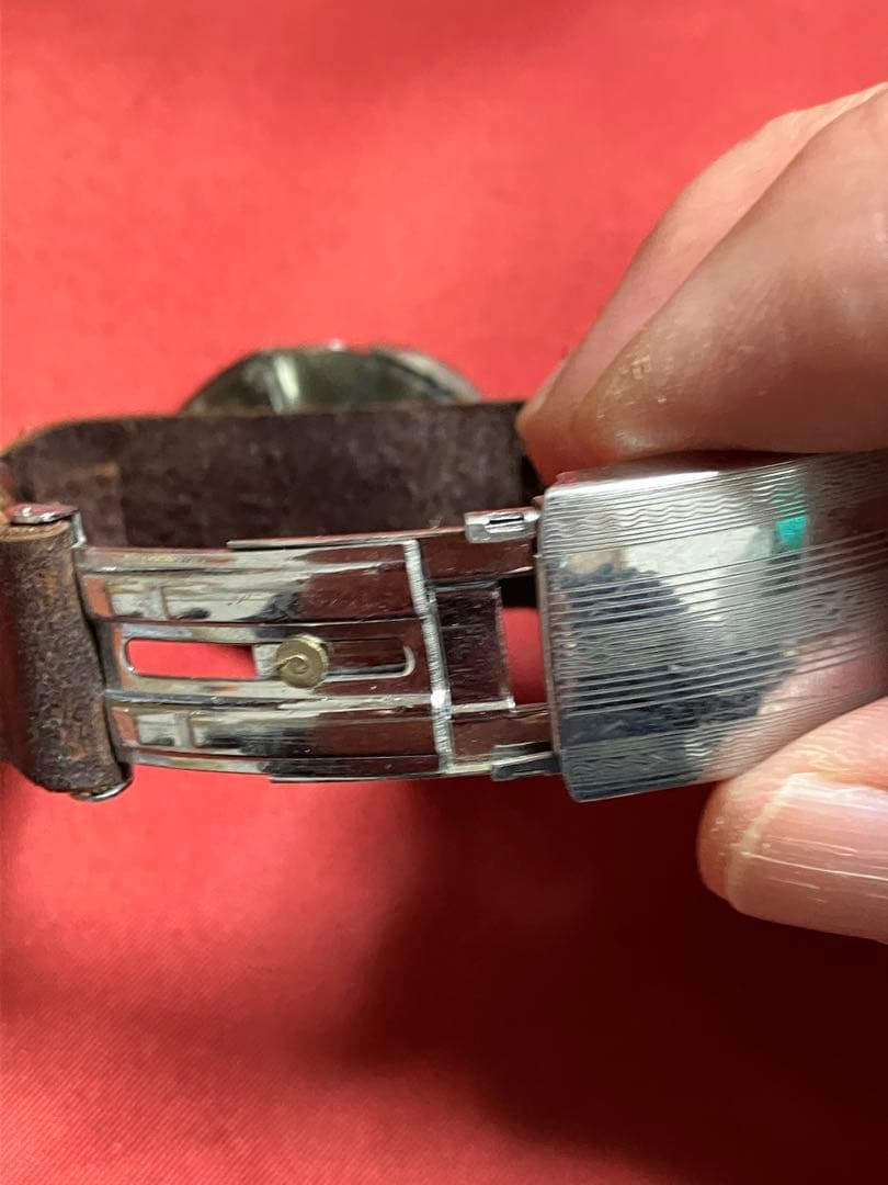 セイコー精工舎モリス10型二重防塵ケース入りパリス環ベルト着、問題ない稼働品