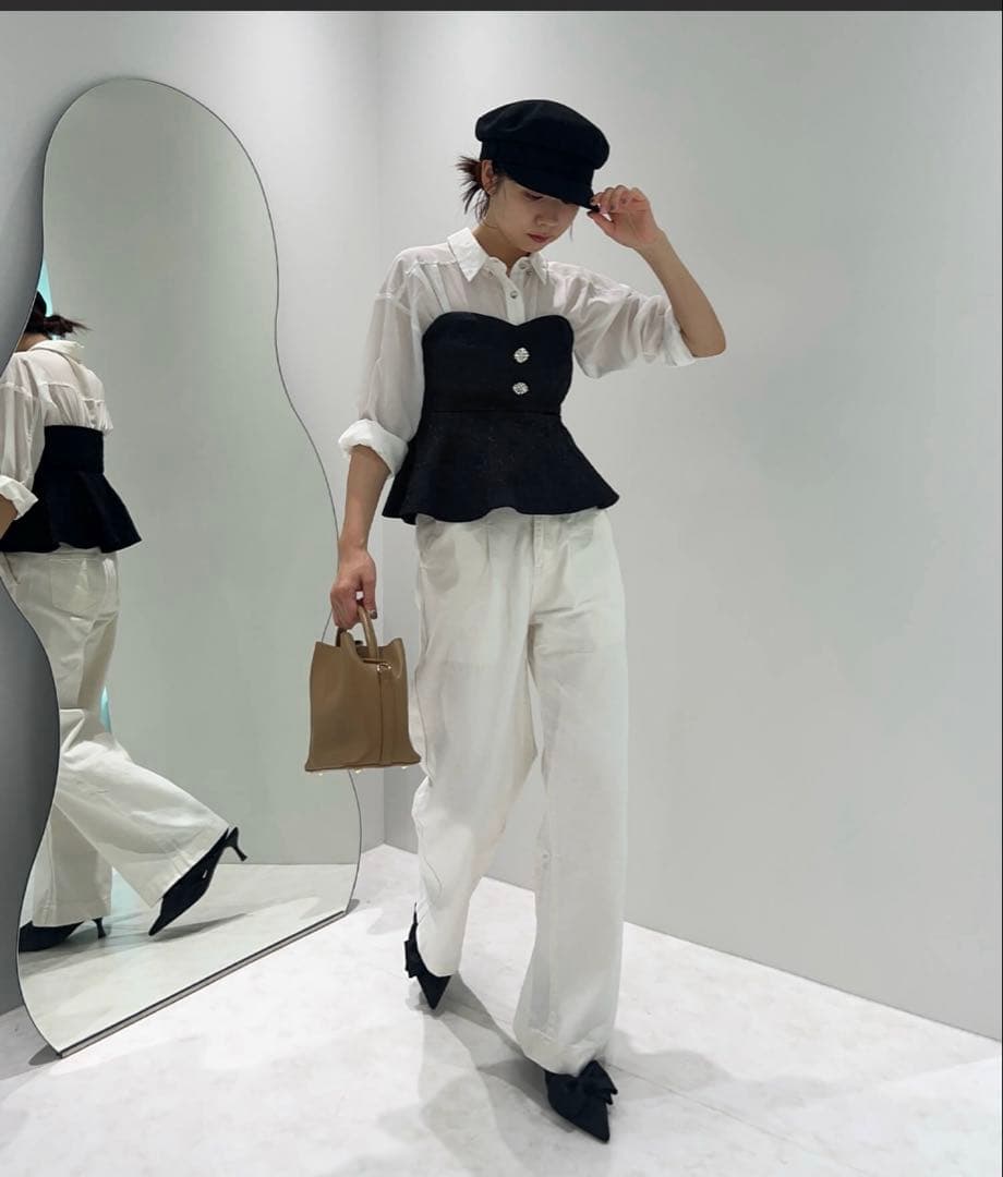 leja スパンコール 刺繍 ビジュー ワンピース ドレス 3点セット グレー