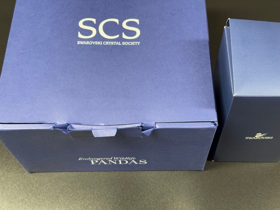 スワロフスキー 2008年 ワイルドライフ 希少な野生動物 パンダ SCS限定