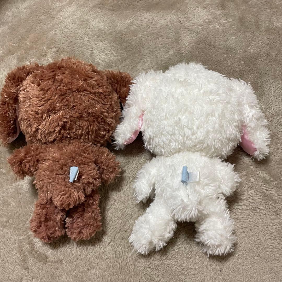 シュガーバニーズ ぬいぐるみ 2体セット しろうさ くろうさ