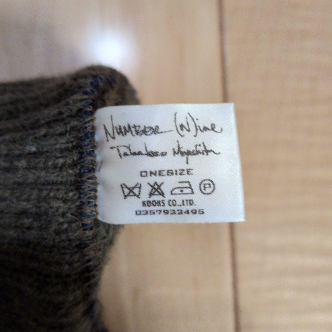 ナンバーナイン フィンガーレス 手袋 オリーブグリーン - メルカリ