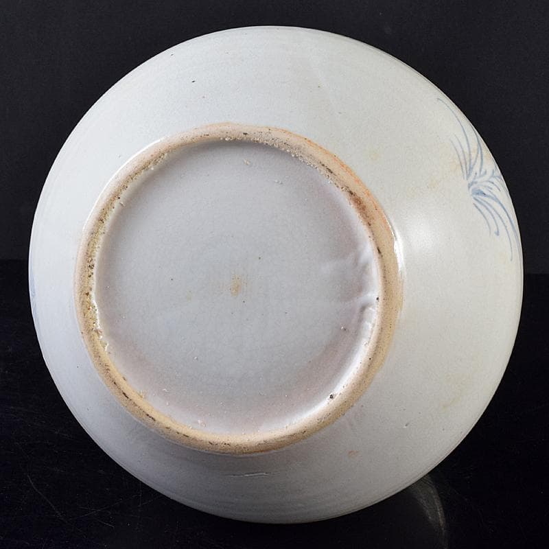 銀杏の木 様専用 安東五作 樊川窯 青華 花文 水指 共箱 M R8709B