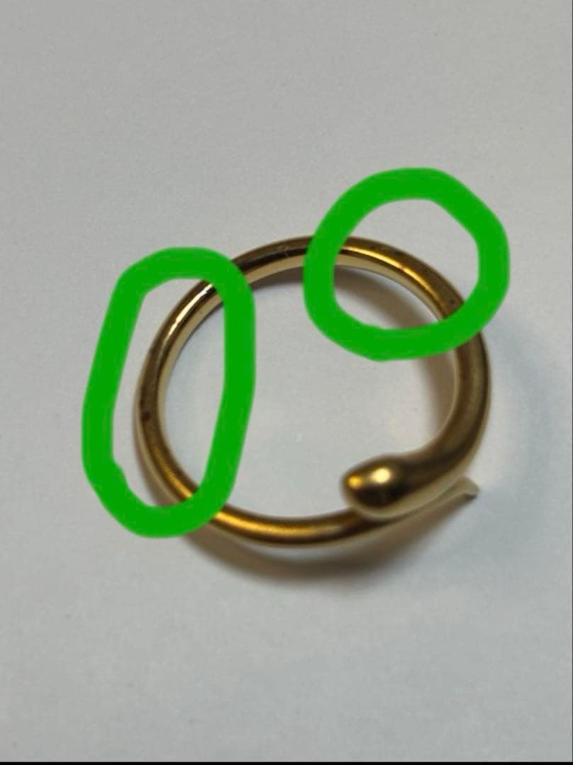 ete ハッピーカムカム　スネークリング エテ　 指輪　11号　蛇　開運　縁起