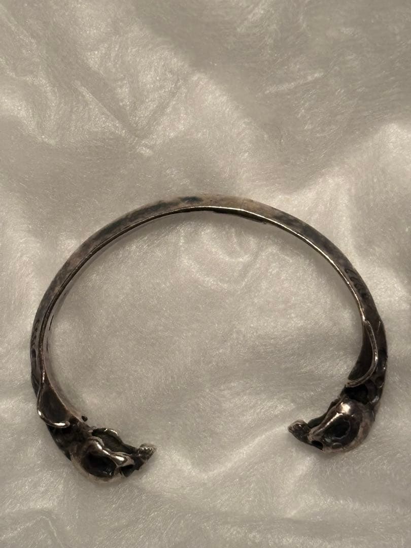 crazy pig クレイジーピッグ　バングル　シルバー 925 スカル　訳あり