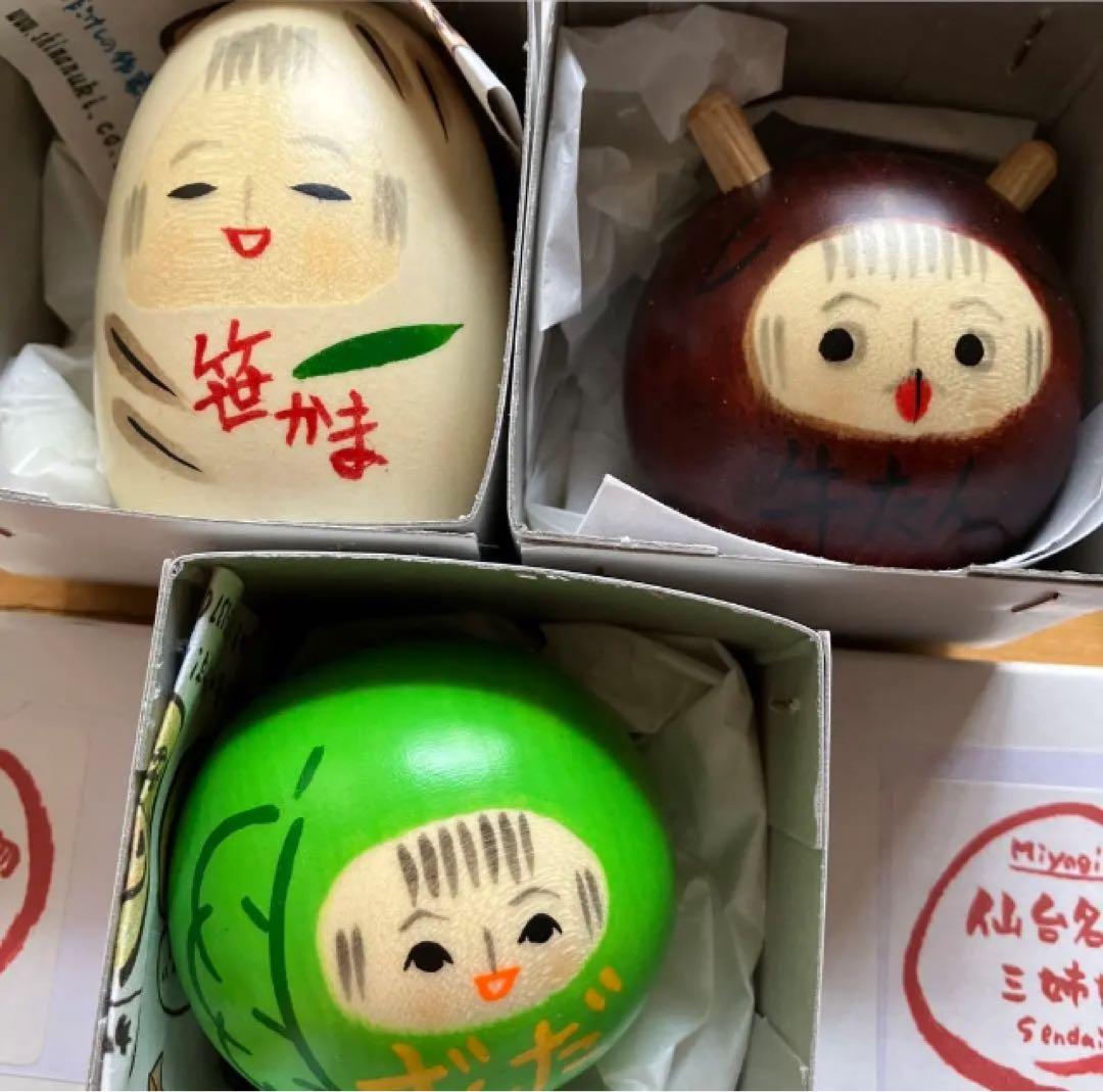 創作こけし 仙台名物三姉妹セット 創作こけし 仙台名物三姉妹セットの通販はau PAY マーケット - 輸入